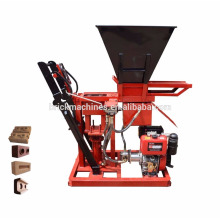 FL1-25 vibro hydraform manual hydraulic compressed clay interlocking solid hollow brick making machine price in india